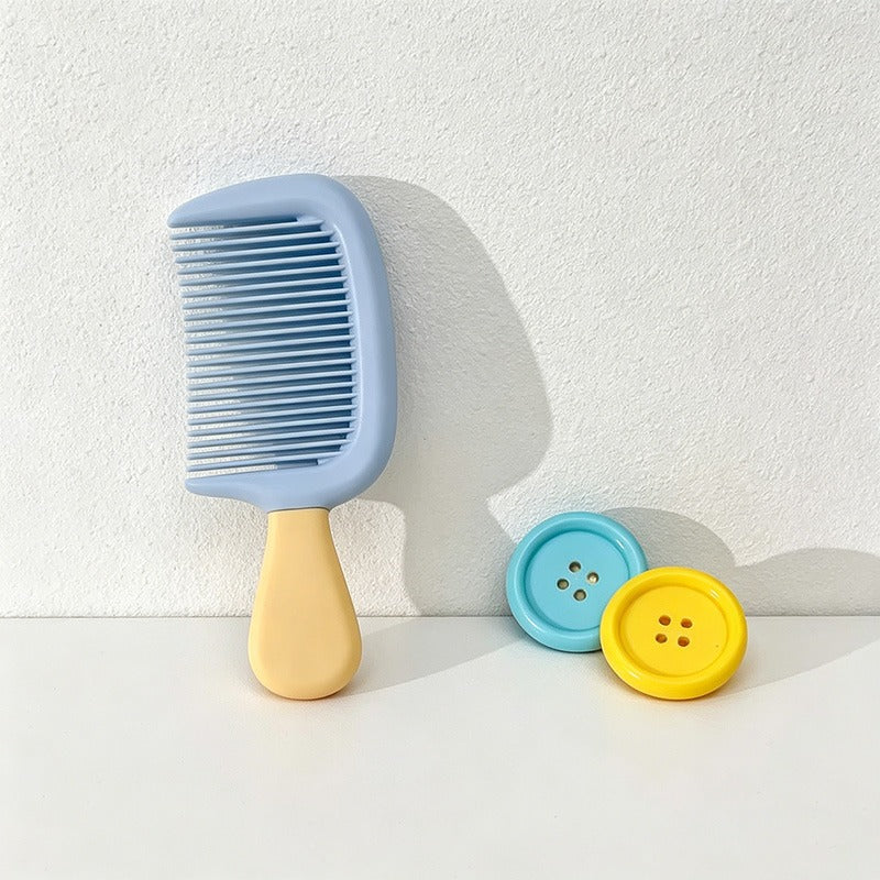 Mini Ice Cream-Shaped Anti-Static Hair Comb, Cute Pocket Comb for Kids & Travel, 6 Macaron Colors