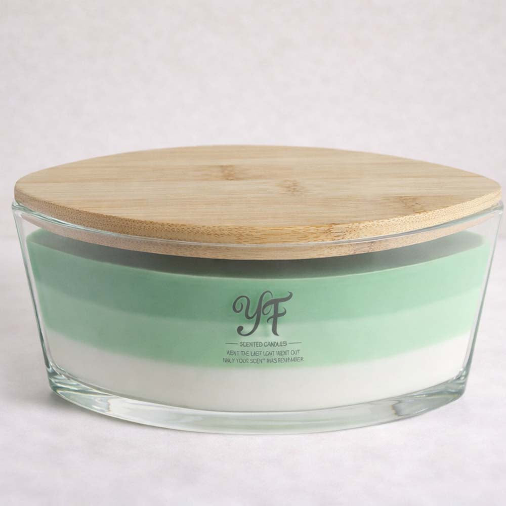 CouldNook Scented Candles - Large Wooden Wick Glass Bowl Candle