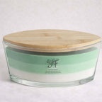 CouldNook Scented Candles - Large Wooden Wick Glass Bowl Candle