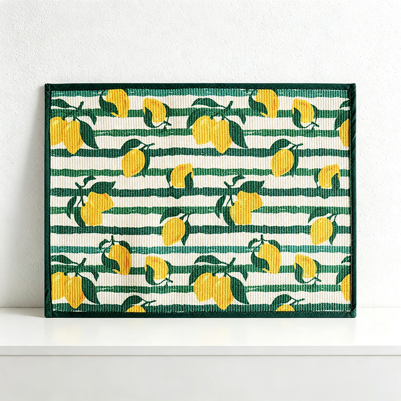 CouldNook Woven Dining Placemat - Mediterranean Coastal Print Mat