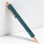 CouldNook Pen-Bling Bling Rhinestone Paved Retractable Metal Ballpoint Pen Luxury Gift Pen for Office School Wedding