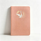 CouldNook Premium A5 Dotted Notebook - Elegant Gold Foil Faux Leather Journal (160gsm)