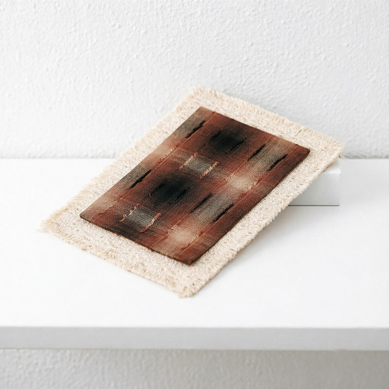 CouldNook Vintage Zen Waterproof Fabric Tea Mat - Chinese Wabi-Sabi Placemat