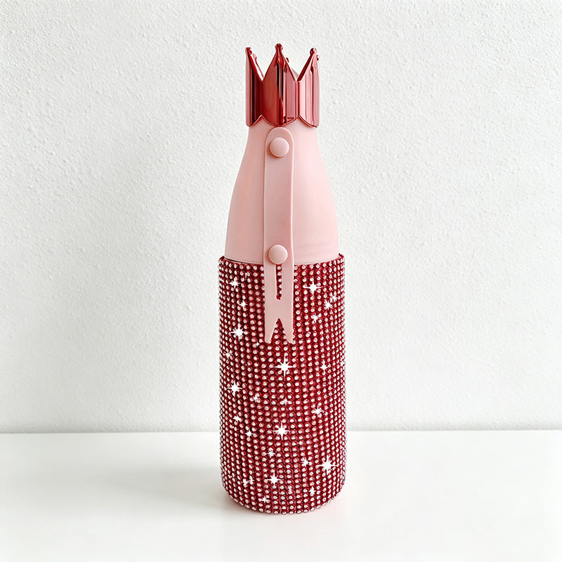 CouldNook Insulated Tumblers-12oz Rhinestone Stainless Steel Vacuum Insulated Crown Tumbler