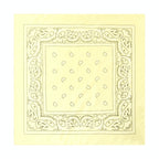 Paisley Print Culinary Bandanas - Polyester Square Headscarf(Set of 10)