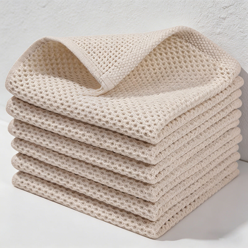 CouldNook Waffle Weave Towel - Quick Dry Honeycomb Dishcloth & Bath Towel