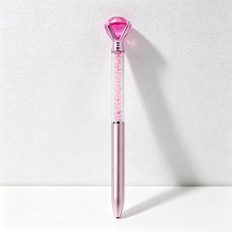 CouldNook Pen-Large Diamond Top Crystal Glitter Retractable Ballpoint Pen Custom Logo Gift Pen for Office Advertising