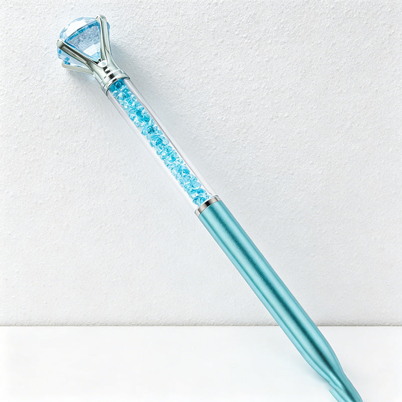 CouldNook Pen-Large Diamond Top Crystal Glitter Retractable Ballpoint Pen Custom Logo Gift Pen for Office Advertising
