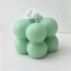 CouldNook Mini Bubble Cube Scented Candle - Pastel Morandi Aesthetic Decor