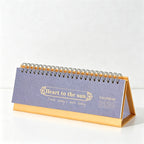 CouldNook Mini Desk Calendar - Minimalist English Desktop Calendar 2026-2025
