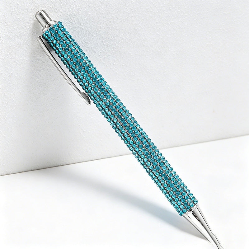 CouldNook Pen-Bling Bling Rhinestone Paved Retractable Metal Ballpoint Pen Luxury Gift Pen for Office School Wedding