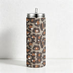 CouldNook 20oz Rhinestone Tumbler-Stainless Steel Vacuum Insulated Straight Body Tumbler with Straw