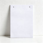 CouldNook Minimalist A5 Clipboard Notepad - Tear-Off Desk Memo Pad (150 Sheets)