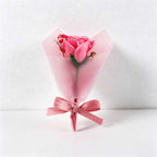 Mini Dried Baby's Breath Flower Bouquet and Soap Rose