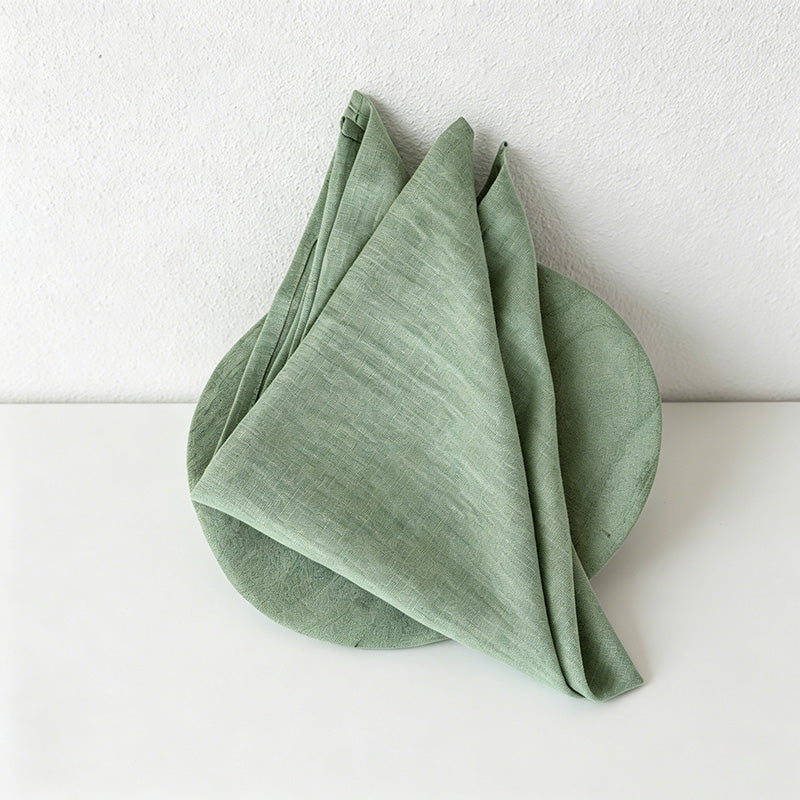 CouldNook 100% Pure Linen Napkin - Premium Rustic Table Cloth
