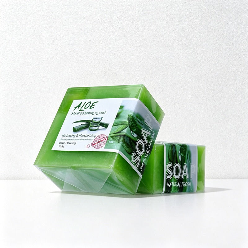 CouldNook Natural Plant Essential Oil Square Soap Bar - Face & Body Cleanser