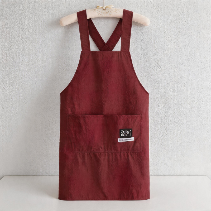 Velvet Waterproof Backband Apron - Canvas Kitchen Apron