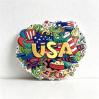 US Travel Souvenir Refrigerator Fridge Magnet - American Landmark Fridge Decor