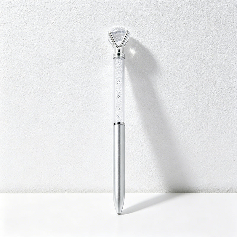 CouldNook Pen-Large Diamond Top Crystal Glitter Retractable Ballpoint Pen Custom Logo Gift Pen for Office Advertising