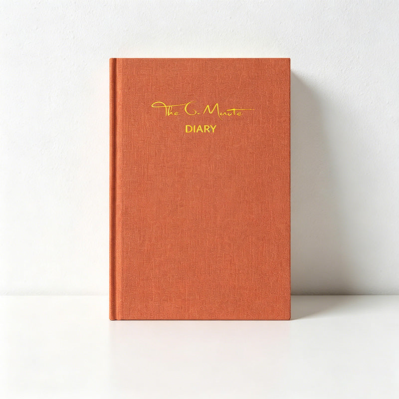 CouldNook The 6-Minute Gratitude Journal - Aesthetic Linen Cloth Diary (A5)