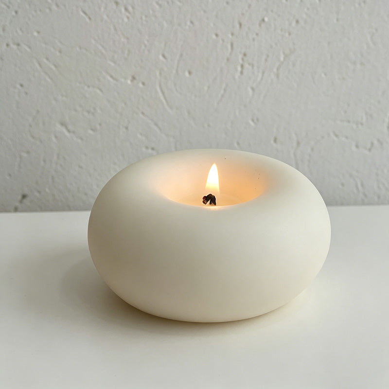 CouldNook Scented Candles - Modern Donut Shaped Sculpted Candle