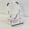 CouldNook Cute Foldable Phone Stand - Adjustable Desk Holder with DIY Stickers