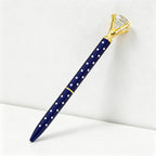 CouldNook Pen-Large Diamond Top Twist Retractable Metal Ballpoint Pen Custom Logo Gift Pen for Office Advertising School