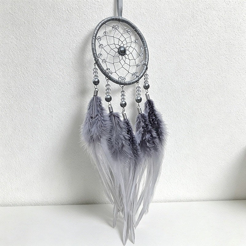 CouldNook Dreamcatcher-Mini Handmade Feather Dream Catcher Car Hanging Ornament