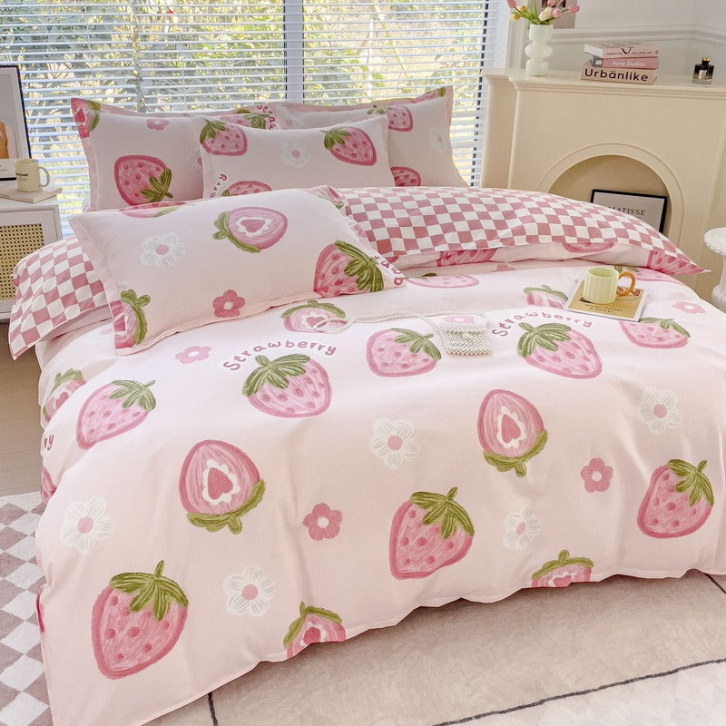 CouldNook Duvet Cover-Floral Print Ultra Soft Skin-Friendly Bedding