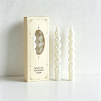 Pearl Elegance Taper Candle Set - Luxury Long Stem Candles for Weddings & Events