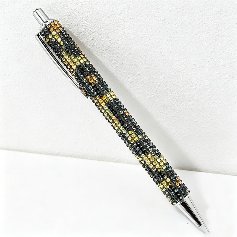 CouldNook Pen-Bling Bling Rhinestone Paved Retractable Metal Ballpoint Pen Luxury Gift Pen for Office School Wedding