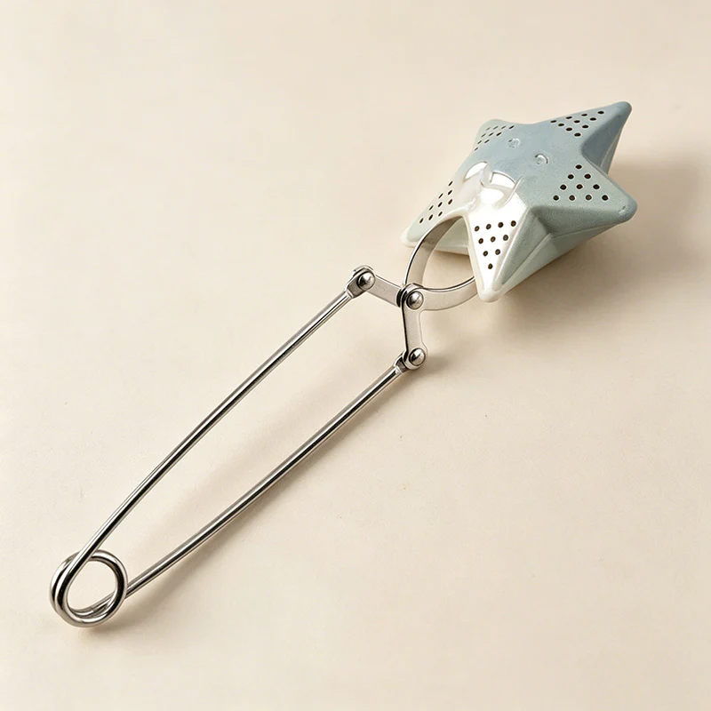 304 Stainless Steel Star Shaped Tea Infuser Tea Accessories - Loose Leaf Tea Strainer with Handle