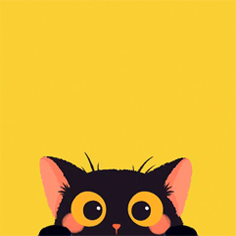 CouldNook Peeking Cat Sticky Notes - Cute Kawaii Desk Memo Pad