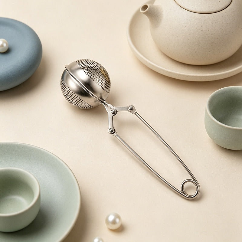 304 Stainless Steel Ball Shaped Tea Infuser Tea Accessories - Loose Leaf Tea Strainer with Handle