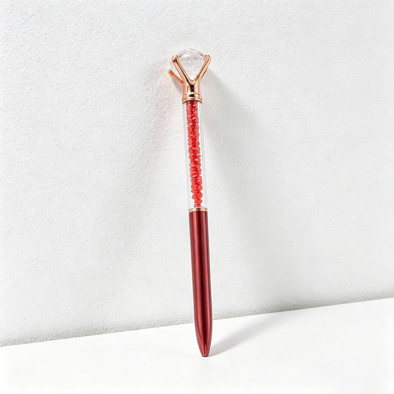 CouldNook Pen-Large Diamond Top Crystal Glitter Retractable Ballpoint Pen Custom Logo Gift Pen for Office Advertising