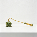 Vintage Enamel Candle Snuffer, Handheld Metal Candle Extinguisher