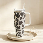 CouldNook 40oz Rhinestone Tumbler-Stainless Steel Vacuum Insulated Ice Tumbler with Handle & Straw