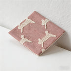 CouldNook Vintage Embroidered Fabric Coaster - Japanese Floral Square Mug Mat