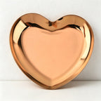 Heart Shape Stainless Steel Trays Plates - Jewelry Cosmetic Organizer Dish