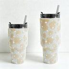 CouldNook 20/30oz Bling Rhinestone Car Tumbler - No Handle, Black Lid (Cow Print Series)