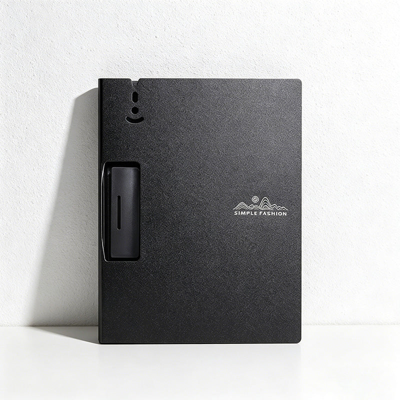 CouldNook Minimalist Matte A4 Clipboard - Premium Monochrome Writing Pad & File Holder