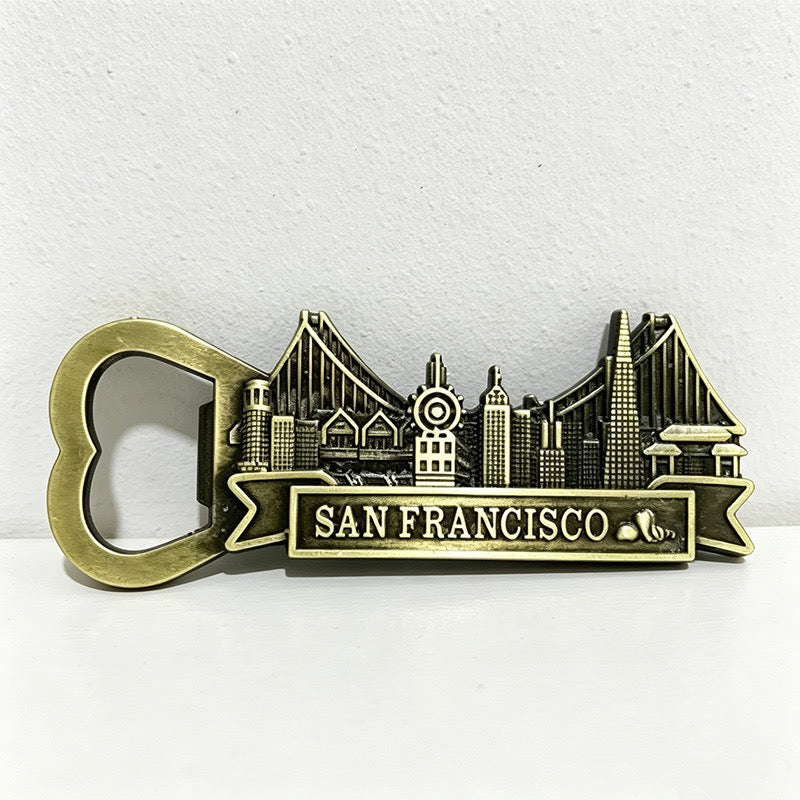 US Travel Souvenir Refrigerator Fridge Magnet - American Landmark Fridge Decor