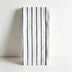 White Base with Blue Stripes