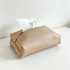 CouldNook Tissue Boxes-PU Leather Tissue Storage Box