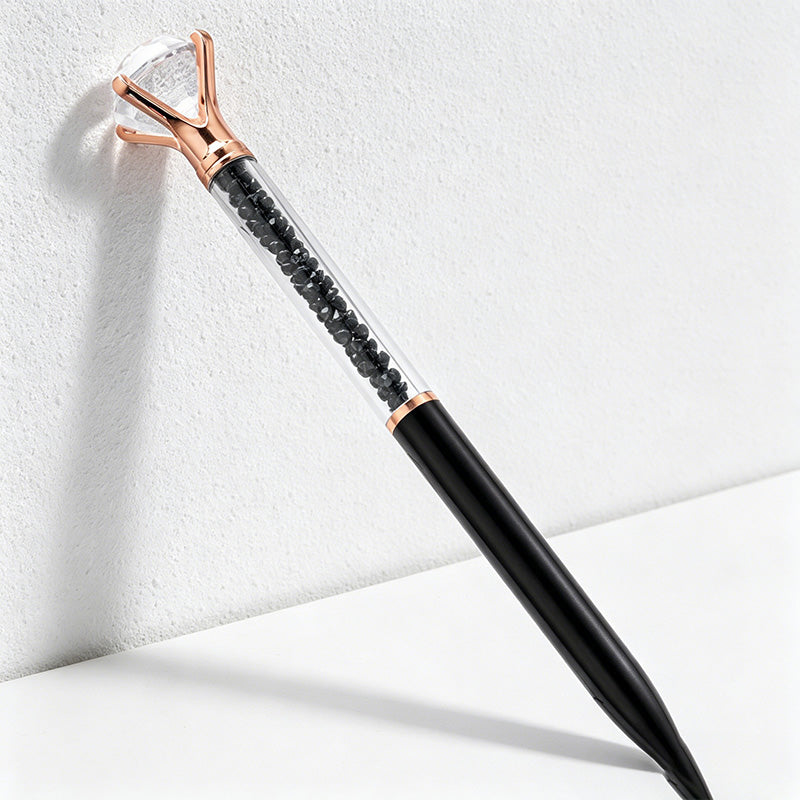 CouldNook Pen-Large Diamond Top Crystal Glitter Retractable Ballpoint Pen Custom Logo Gift Pen for Office Advertising