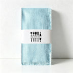 CouldNook Fringed Cotton Linen Napkin - Rustic Wabi-Sabi Dining Cloth
