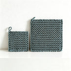 CouldNook Japanese Chunky Knit Trivet - Minimalist Woven Square Mat