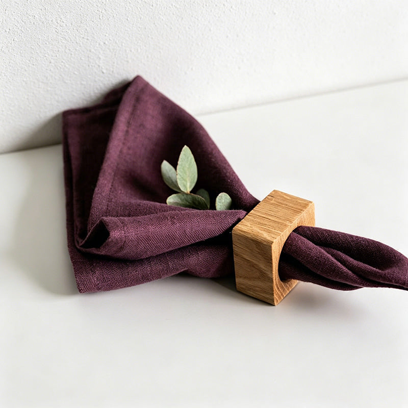 CouldNook 100% Pure Linen Napkin - Premium Rustic Table Cloth