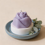 CouldNook Scented Candles - Handmade Sculpted Rose Shaped Candle
