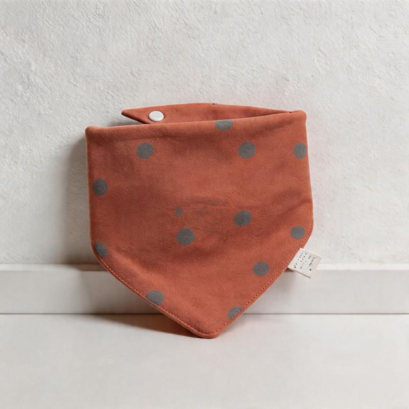 CouldNook Premium Cotton Baby Bandana Bibs - Pumpkin Moon Soft Series (5-Pack)